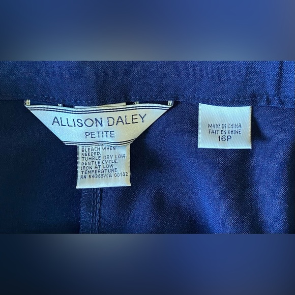 Allison Daley blue dress pants. Size 16Petite - Picture 4 of 4